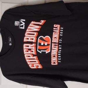 Men's Cincinnati Bengals Superbowl shirt XL new